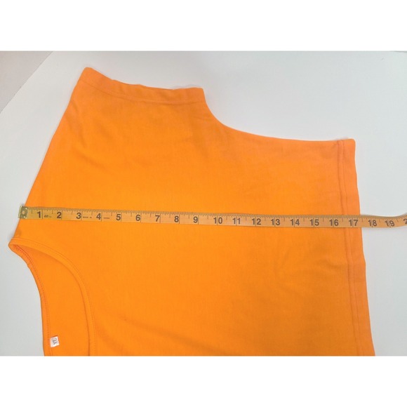 Orange Lounge Set Knit  Crop Top Draw Waist Wide Leg Pants Casual Comfort  SZ XL - Picture 10 of 10